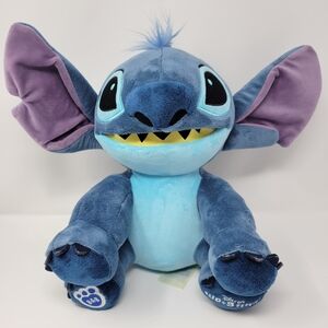 DISNEY Stitch Plush Stuffed Animal Blue Build A Bear Soft Toy Collectible